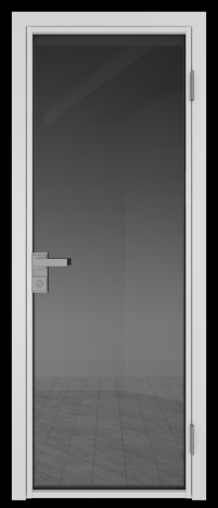 Межкомнатная дверь 1AG Белый матовый RAL9003 стекло Тонированное    Profil Doors