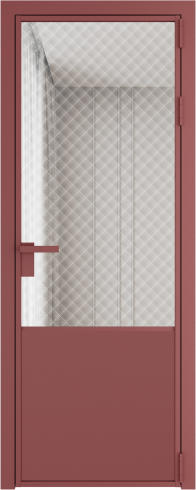 Межкомнатная дверь 19AG  стекло Ромб белый    Profil Doors