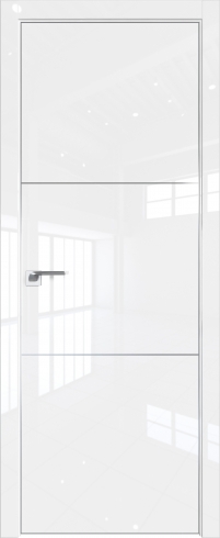 Межкомнатная дверь 102LK Белый люкс    кромка Матовая с 4-х сторон Profil Doors