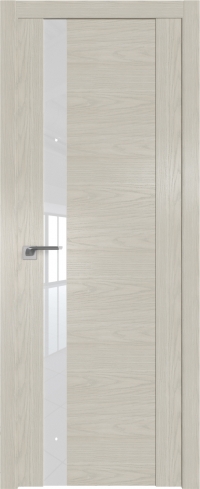 Межкомнатная дверь 62N Дуб SKY Белёный стекло Лак классик    Profil Doors