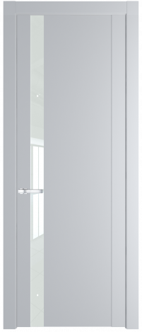 Межкомнатная дверь 1.2P Лайт Грей (RAL 870-01) стекло Матовое    Profil Doors