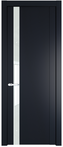 Межкомнатная дверь 1.2P Нэви Блу (RAL 7016) стекло Матовое    Profil Doors