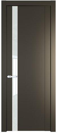Межкомнатная дверь 1.2P Перламутр бронза стекло Матовое    Profil Doors