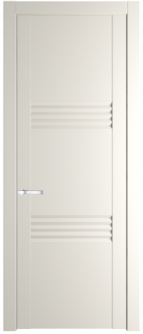 Межкомнатная дверь 1.3P Перламутр белый стекло Матовое    Profil Doors