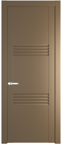 Межкомнатная дверь 1.3P Перламутр золото стекло Матовое    Profil Doors