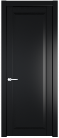 Межкомнатная дверь 1.1.1PD Блэк стекло Матовое    Profil Doors
