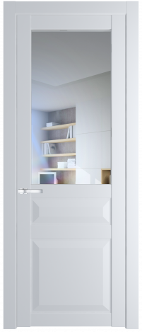 Межкомнатная дверь 1.5.3PD Вайт (RAL 110 96 02) стекло Матовое    Profil Doors