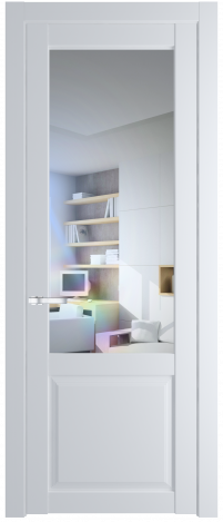 Межкомнатная дверь 2.2.2PD Вайт (RAL 110 96 02) стекло Матовое    Profil Doors