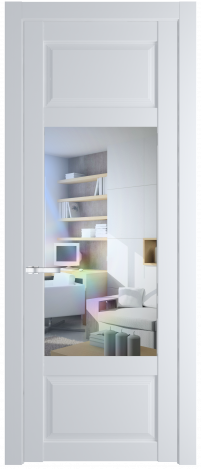 Межкомнатная дверь 2.3.3PD Вайт (RAL 110 96 02) стекло Матовое    Profil Doors