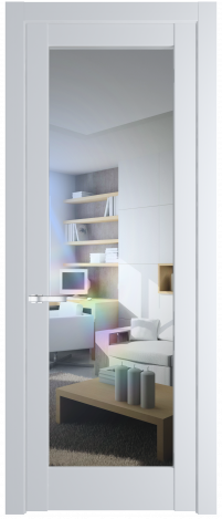 Межкомнатная дверь 3.1.2PD Вайт (RAL 110 96 02) стекло Матовое    Profil Doors