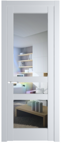 Межкомнатная дверь 4.5.2PD Вайт (RAL 110 96 02) стекло Матовое    Profil Doors