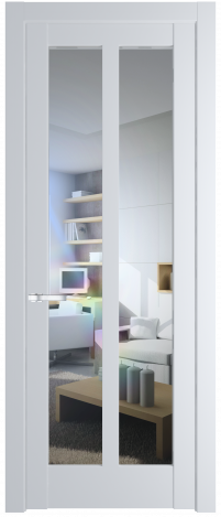 Межкомнатная дверь 4.7.2PD Вайт (RAL 110 96 02) стекло Матовое    Profil Doors