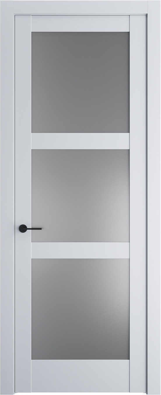 Межкомнатная дверь 10.3.2PDO Вайт стекло Графит    Profil Doors