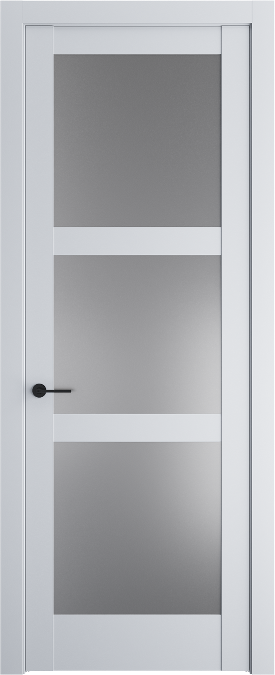 Межкомнатная дверь 5.3.2PDO Вайт стекло Графит    Profil Doors