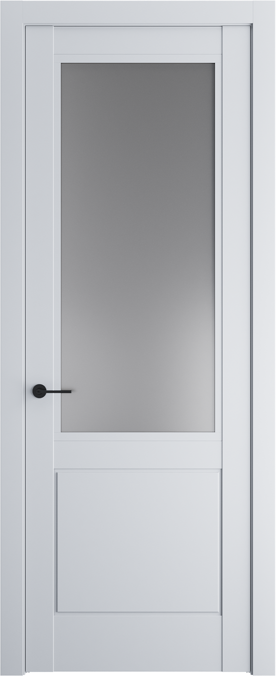 Межкомнатная дверь 7.2.2PDO Вайт стекло Графит    Profil Doors