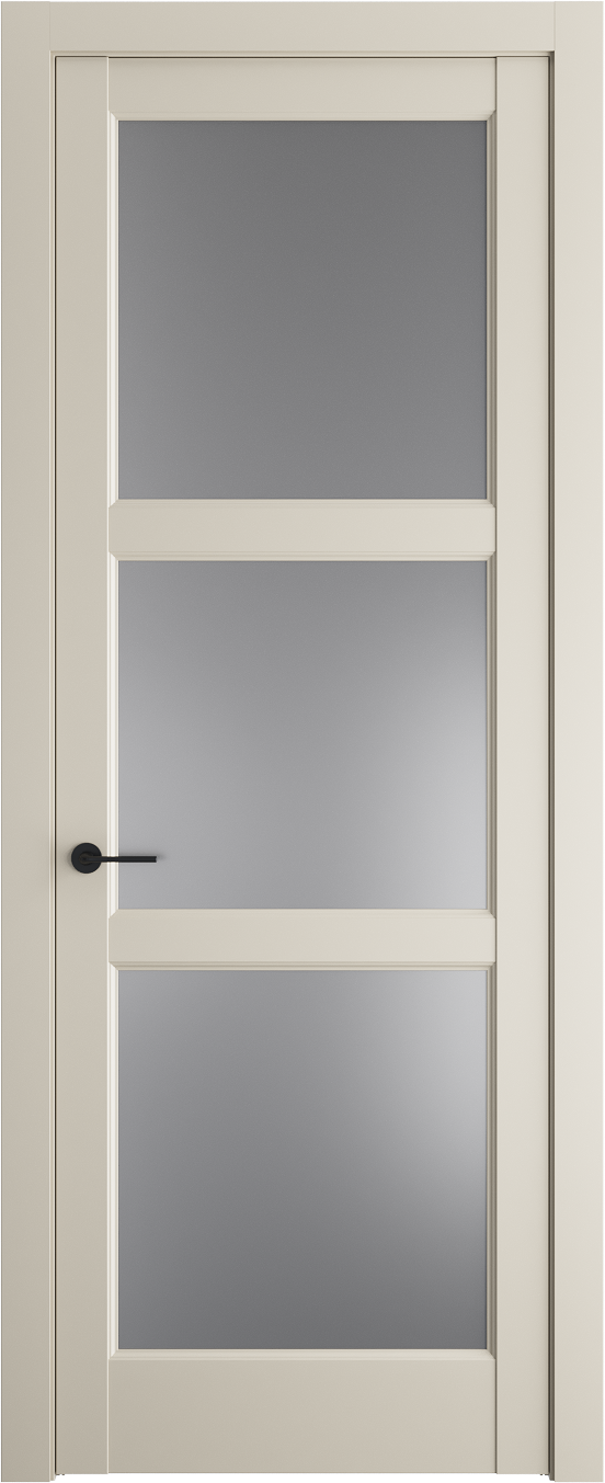 Межкомнатная дверь 8.3.2PDO Вайт стекло Графит    Profil Doors