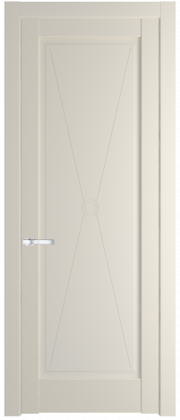 Межкомнатная дверь 1.1.1PM Кремовая Магнолия (RAL 120-04) стекло Матовое    Profil Doors