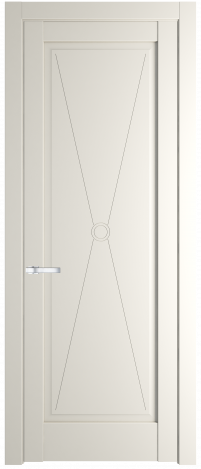 Межкомнатная дверь 1.1.1PM Перламутр белый стекло Матовое    Profil Doors