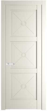 Межкомнатная дверь 1.4.1PM Перламутр белый стекло Матовое    Profil Doors