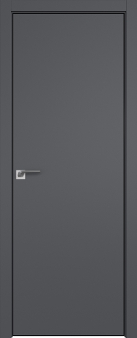 Межкомнатная дверь 1SMK Серый матовый    кромка Black Edition с 4-х сторон Profil Doors