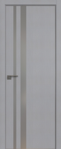 Межкомнатная дверь 16STK Pine Manhattan Grey стекло Lacobel Серебряный лак   кромка Матовая с 4-х сторон Profil Doors
