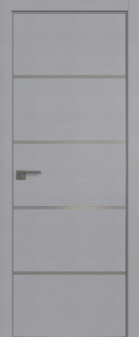 Межкомнатная дверь 20STK Pine Manhattan Grey стекло Lacobel Серебряный лак   кромка Матовая с 4-х сторон Profil Doors