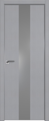 Межкомнатная дверь 25STK Pine Manhattan Grey стекло Lacobel Серебряный лак   кромка Матовая с 4-х сторон Profil Doors