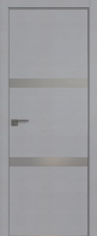 Межкомнатная дверь 30STK Pine Manhattan Grey стекло Lacobel Серебряный лак   кромка Матовая с 4-х сторон Profil Doors