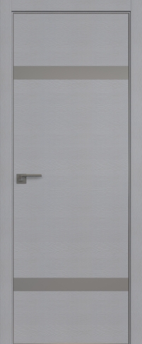 Межкомнатная дверь 3STK Pine Manhattan Grey стекло Lacobel Серебряный лак   кромка Матовая с 4-х сторон Profil Doors
