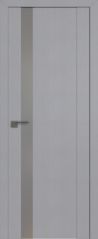 Межкомнатная дверь 62STP Pine Manhattan Grey стекло Lacobel Серебряный лак    Profil Doors