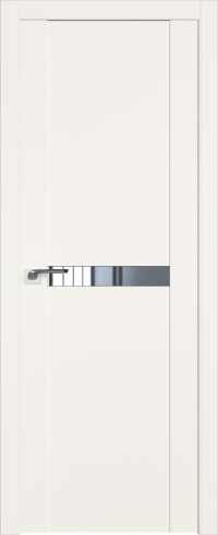 Межкомнатная дверь 2.01U ДаркВайт стекло Зеркало    Profil Doors