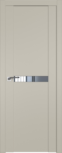 Межкомнатная дверь 2.01U Шеллгрей стекло Зеркало    Profil Doors