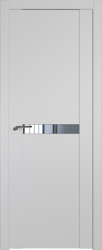 Межкомнатная дверь 2.01U Манхэттен стекло Зеркало    Profil Doors