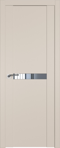 Межкомнатная дверь 2.01U Санд стекло Зеркало    Profil Doors