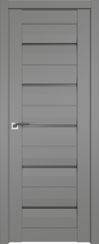 Межкомнатная дверь 48U Грей стекло Графит    Profil Doors