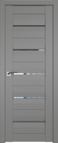 Межкомнатная дверь 48U Грей стекло Прозрачное    Profil Doors