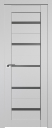 Межкомнатная дверь 7U Манхэттен стекло Графит    Profil Doors