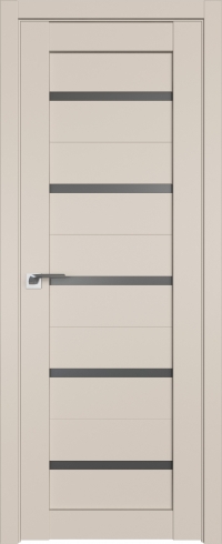 Межкомнатная дверь 7U Санд стекло Графит    Profil Doors