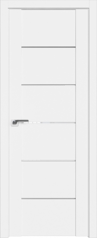 Межкомнатная дверь 99U Аляска стекло Белый триплекс    Profil Doors