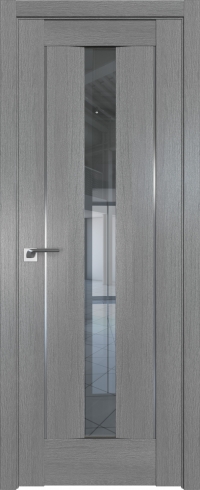 Межкомнатная дверь 2.48XN Грувд серый стекло Прозрачное    Profil Doors