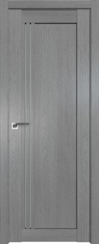 Межкомнатная дверь 2.50XN Грувд серый стекло Матовое    Profil Doors