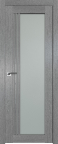 Межкомнатная дверь 2.51XN Грувд серый стекло Матовое    Profil Doors