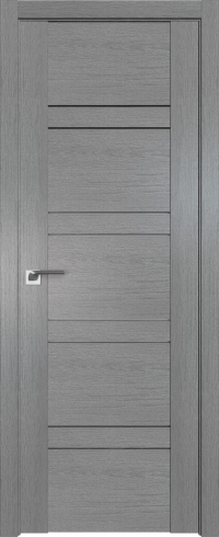 Межкомнатная дверь 2.80XN Грувд серый стекло Матовое    Profil Doors